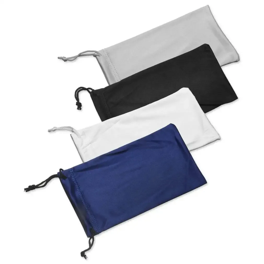 3ml microfiber case pouch bag glasses sunglasses case soft pouch with eyeglass cleaning cloth