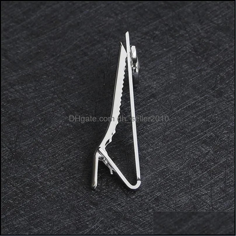 Metal Silver Music Tie Clip For Men Wedding Necktie Poker Clasp Clip Gentleman Tie Bar Crystal Tie Pin For Mens Gift Aeagg Eo9Z3 981