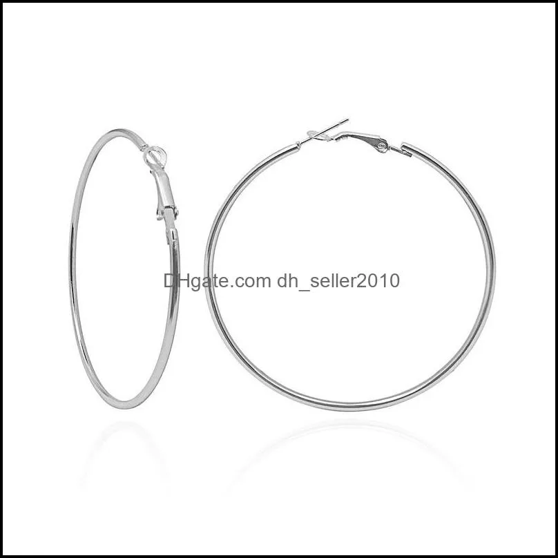 Big Circle Huggie in Europe and the United States exaggerated geometry Earrings 2197 Q2