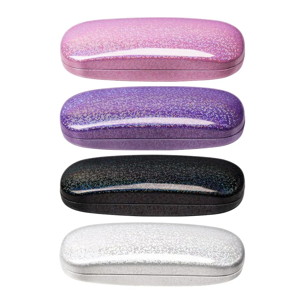 3ml sunglasses case portable travel zipper eyeglasses case hook with cleaning cloth
