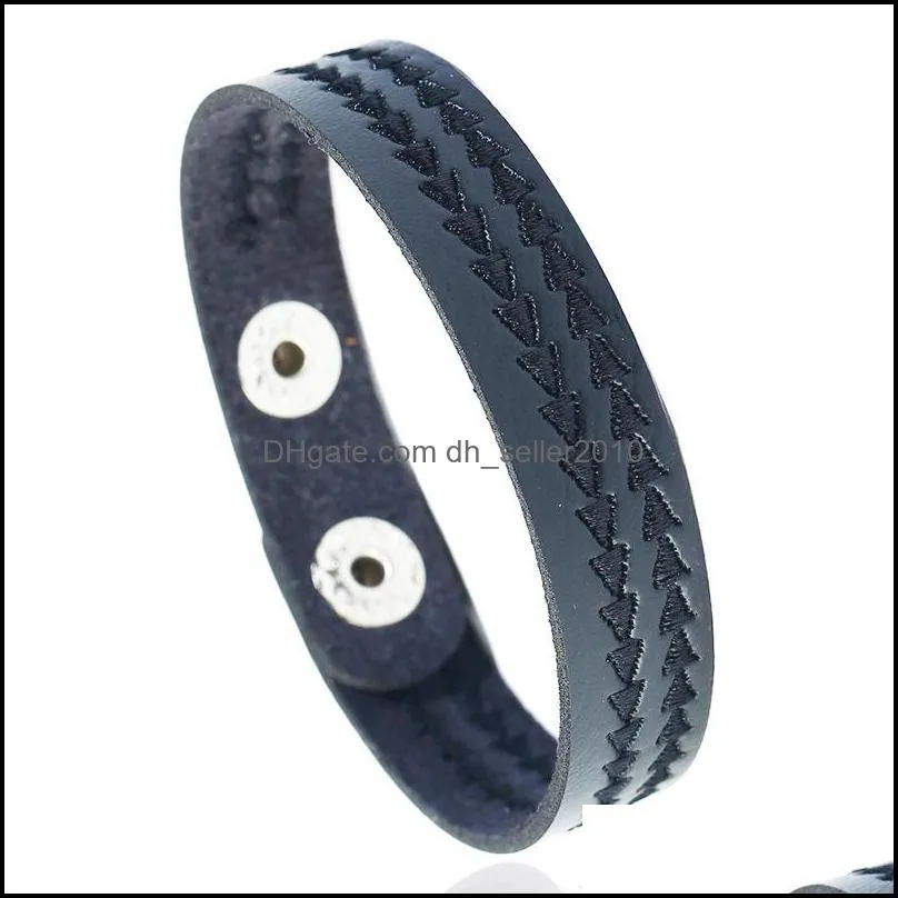 men jewelry bracelet punk braided bracelet clasp wrist fashion accesories woman man band leather charm bracelet 53 k2