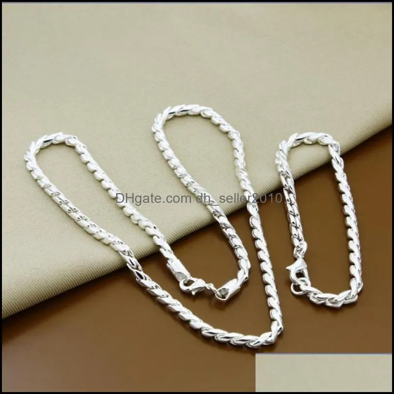 925 sterling silver bracelets snake chain screw fits european silver charms 20cm diy fashion jewelry women gift 1252 t2