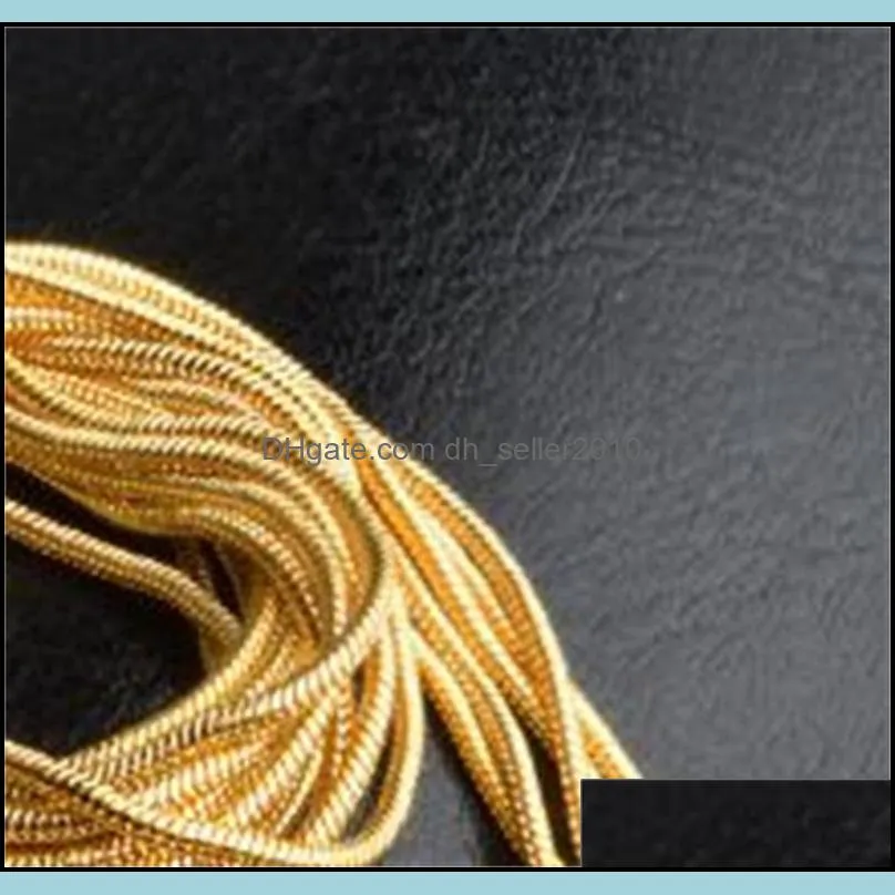 Promotion Sale 18K gold chains necklace 1mm 16in 18in 20in 22in 24in 26in 28in 30in mixed smooth snake chain necklaces 215 T2