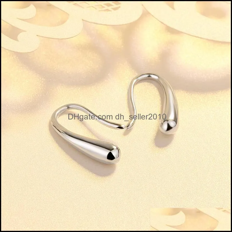 Sterling Silver Earwires French Hook Charm Earring Connector Findings 925 Earring Components with Pinch Bails 5 Pairs C3