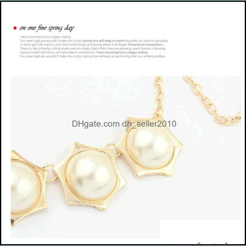 New Fashion gold plated alloy hexagon round resin gem choker Necklace C3