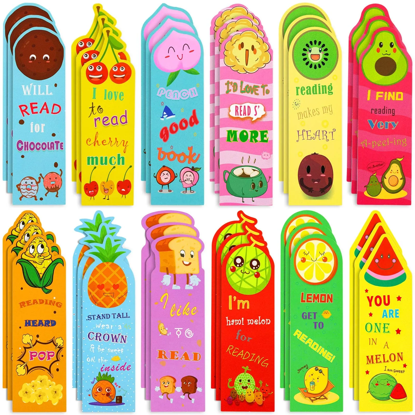 3ml scented bookmarks scratch and sniff bookmarks fruit food theme bookmarks sayings bookmarks assorted scented bookmarks cute bookmarks for students teens food lovers 10 styles