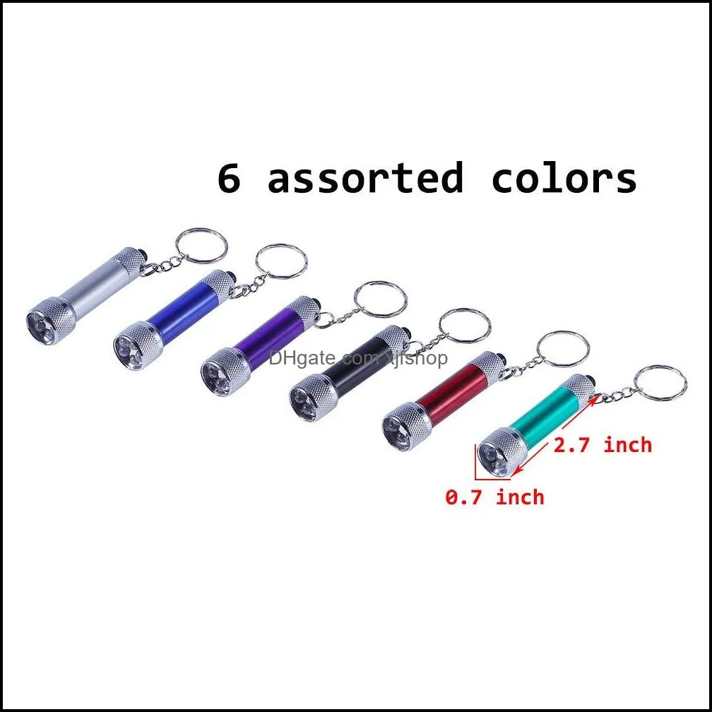 Laser Pointers Antner Mini Flashlights Keychain 5 Bbs Led Toy For Kids Party Favors Cam Travel Home Or Officebattery Included ampvD