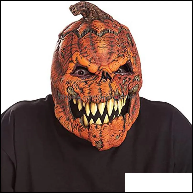 Halloween Mask Pumpkin Face Terror Scary Christmas Gift Cosplay Props