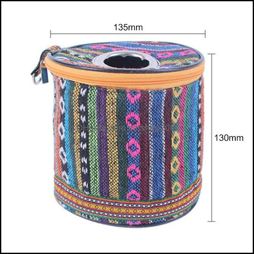 Multifunctional Outdoor Picnic Roll Paper Storage Box Towel Holder Case Hiking Practical Accessaries Supplies
