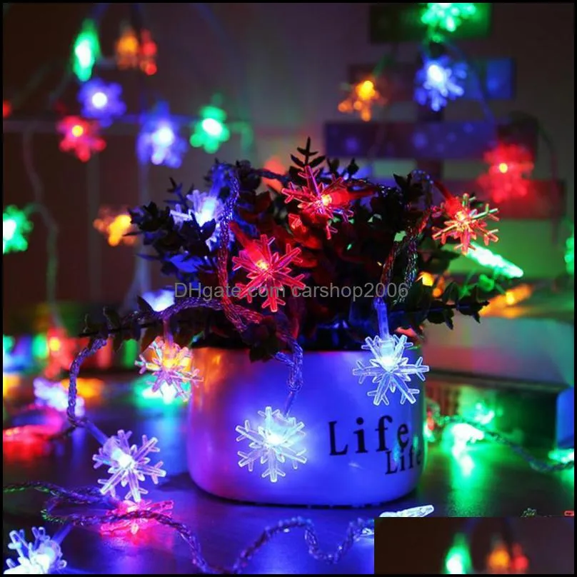 600cm LED String Lights Copper Silver Wire Garland Light Waterproof Fairy For Christmas Wedding