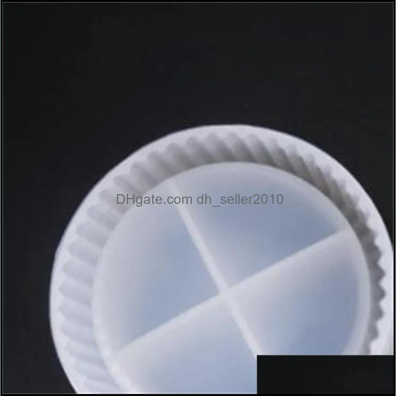 DIY Crystal Epoxy Resin Mould Round Stripe Storage Box Silicone Mold For Resin 20211230 T2