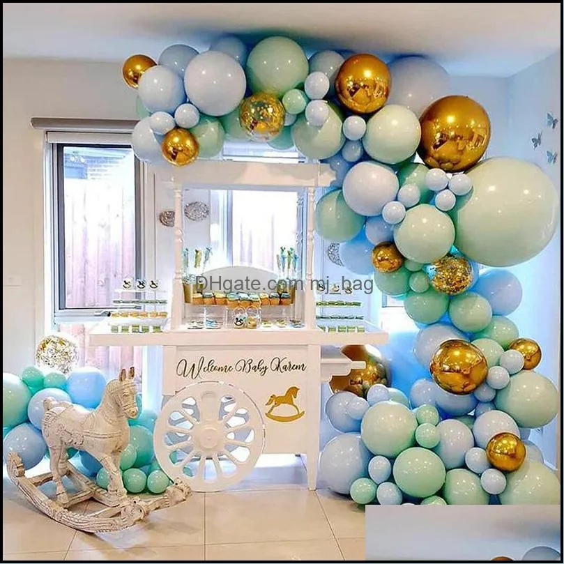 5M Balloon Accessories Chain Ribbon Dot 195 Holes Wedding Birthday Balloons Backdrop Seal