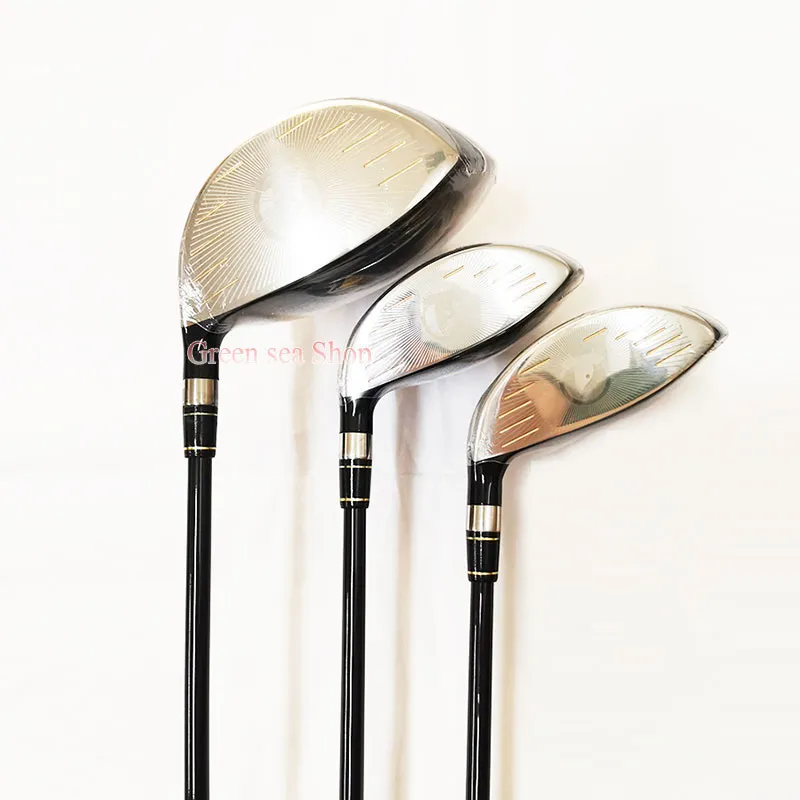 Brand New Golf Clubs 4 Star S-08 Golf Wood Set Driver Fairway Woods Graphite Shaft With Head Cover and Grips