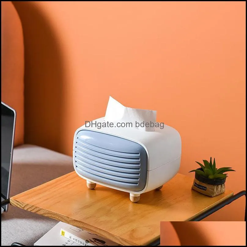 creative radio box plastic living room chic paper towel storage el restaurant home decoration supplies