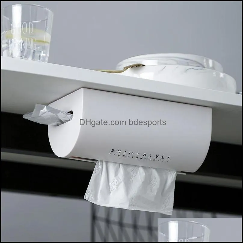box paper paste wall-mounted towel holder toilet cover napkin kitchen storage
