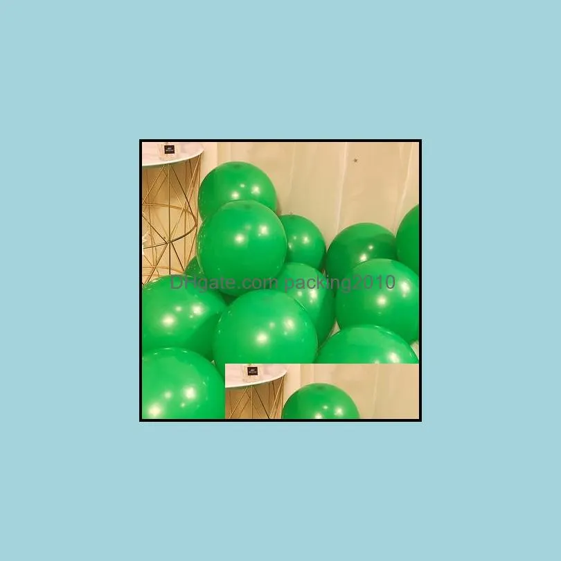 dark green balloon 30pcs/lot 5/10 inch macaron round latex balloons birthday decorations adult helium wedding