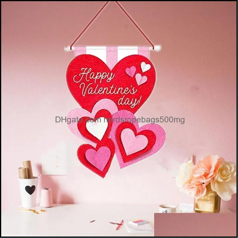 valentine`s day hangings sign heart wall art hanger happy door farmhouse room romantic loveparty partyparty