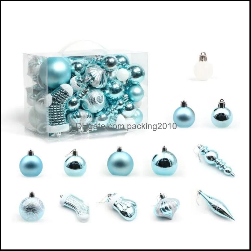 12/60pcs christmas balls tree ornaments xmas decorations hanging pendants year ball