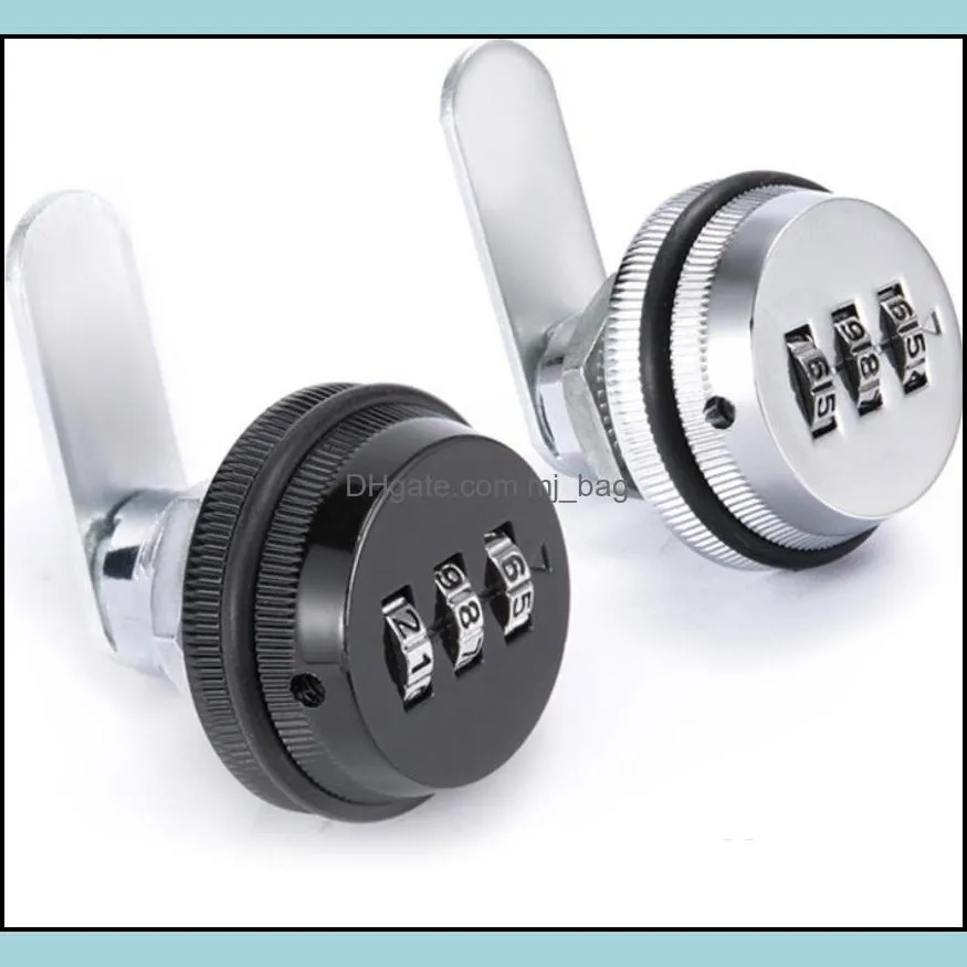 Other Door Hardware Building Supplies Home & Garden Combination Cabinet Lock Black Or Sier Zinc Alloy Password Locks Security Mation Cam