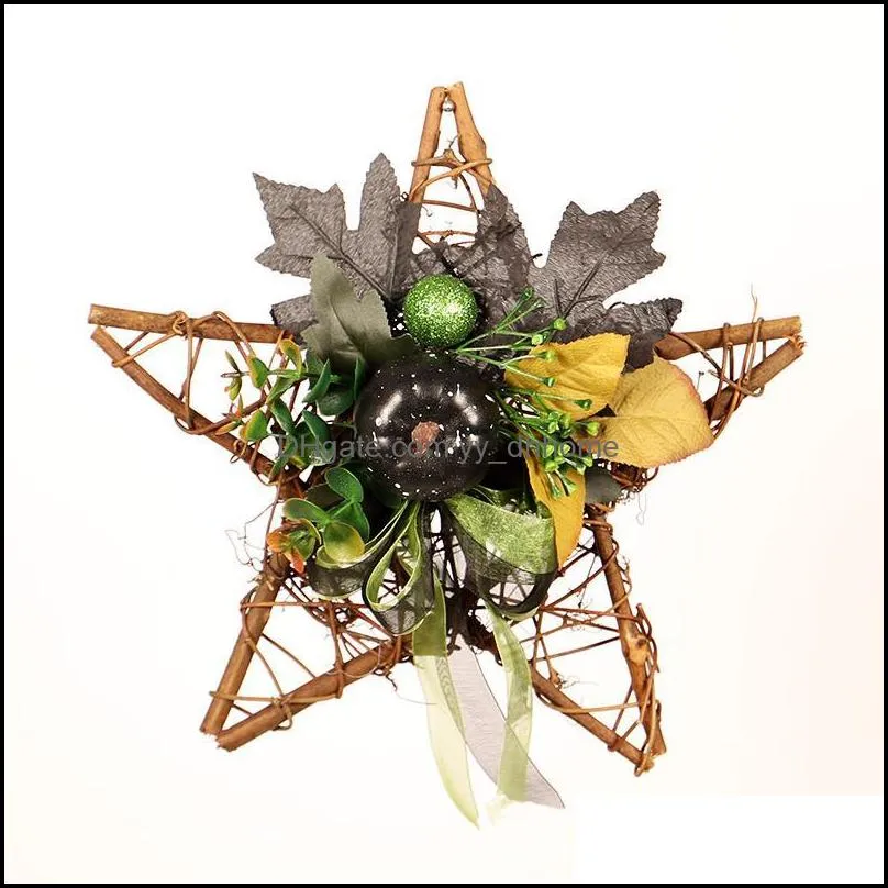diy ornament decor star shape light hanging props handicrafts festival pentagram pendant indoor