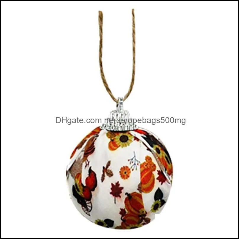 thanksgiving cloth ball - colorful hanging crafts casual style christmas decors ornaments home tree