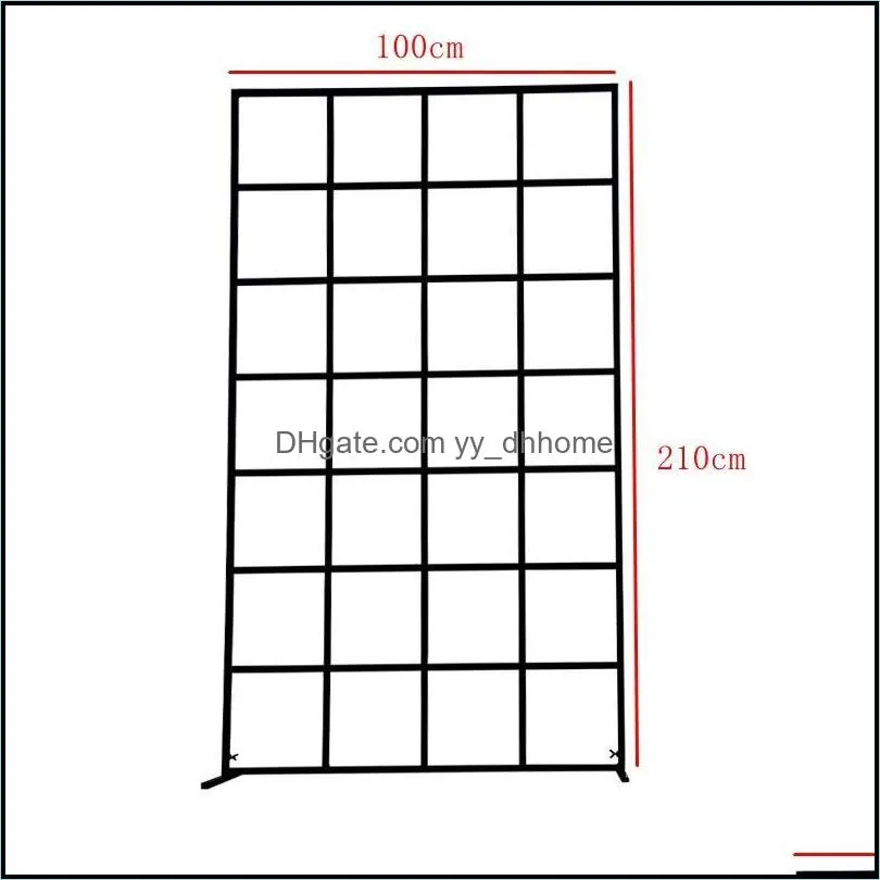 wedding flower arch backdrop stand wrought iron stage grid screen ceremony home metal props