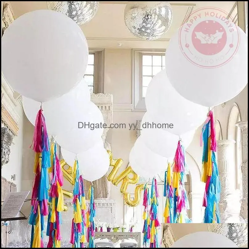 5/36inch  white round balloons wedding macaron baloes arch backdrop pography decorations festival latex balloon