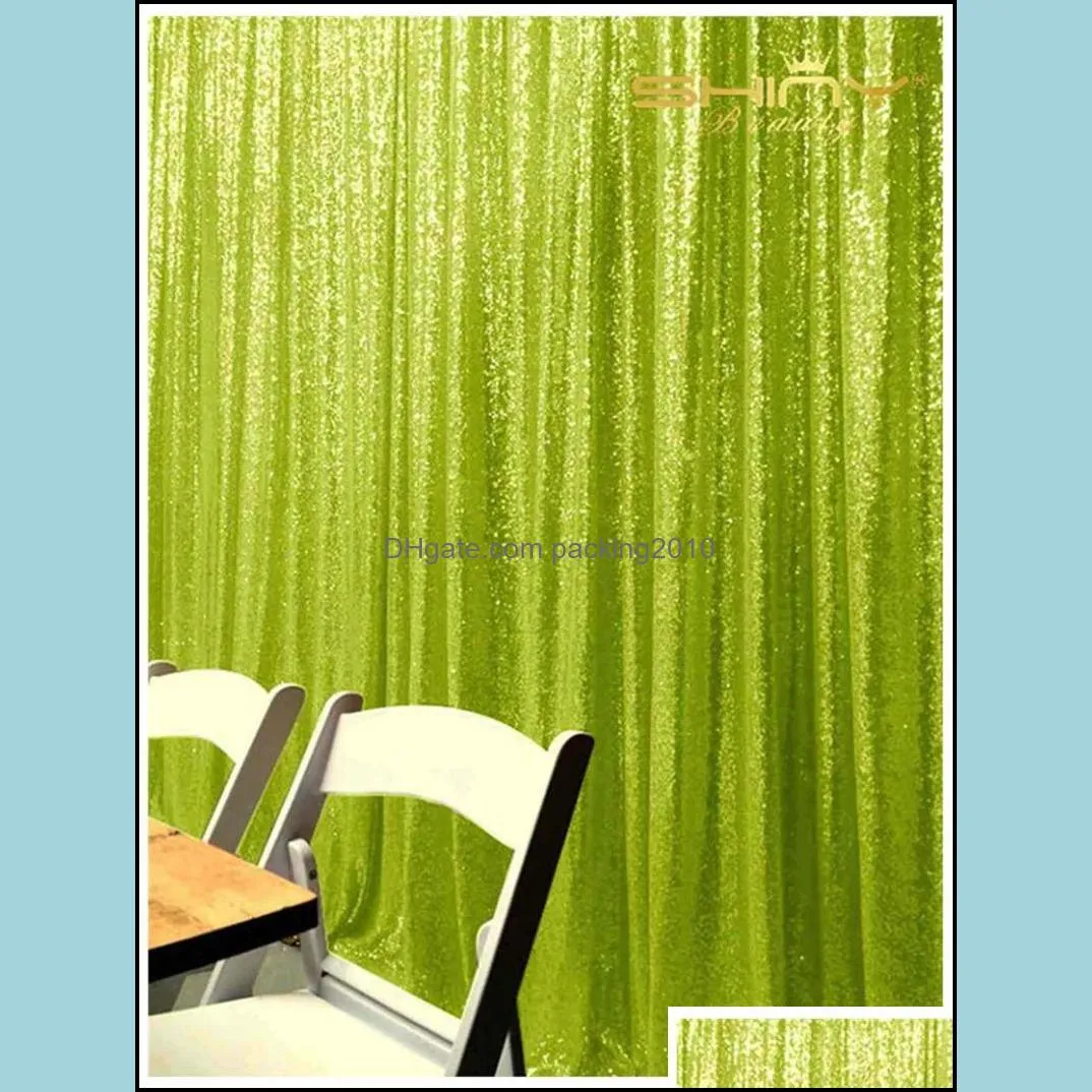 backdrop curtain 2 panels lime green 2ftx3ft happy birthday po backdrops home decor light purple sequin background-m