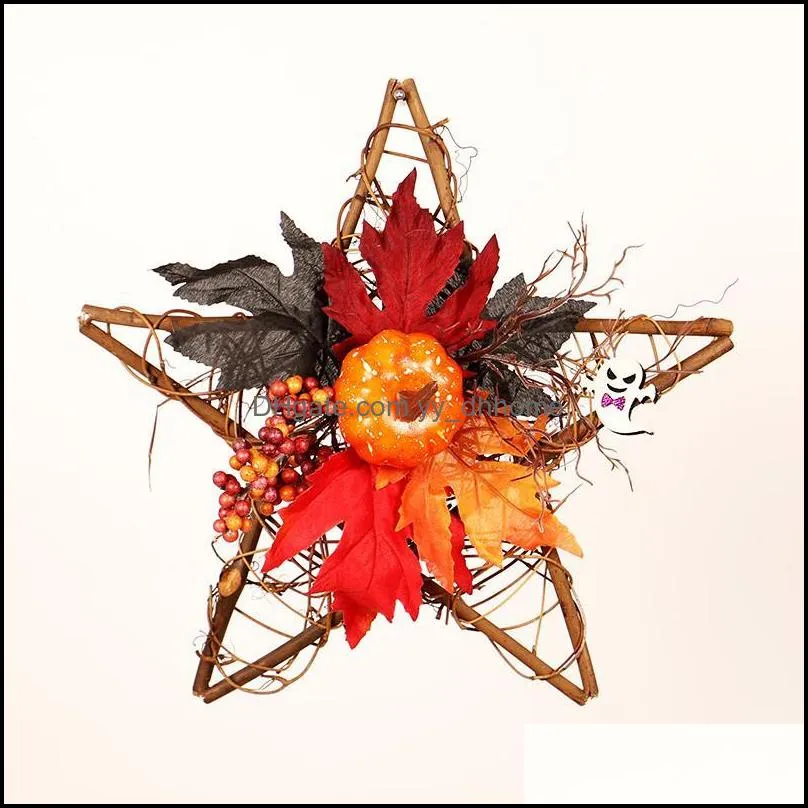 diy ornament decor star shape light hanging props handicrafts festival pentagram pendant indoor