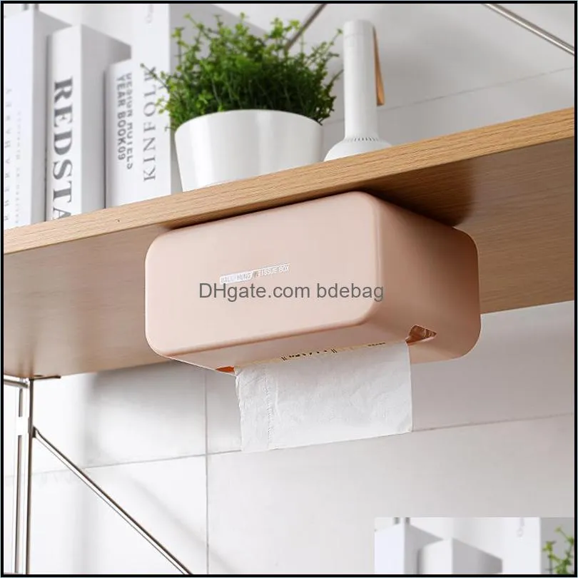 nordic wall mounted toilet box kitchen drawer paper rack napkin