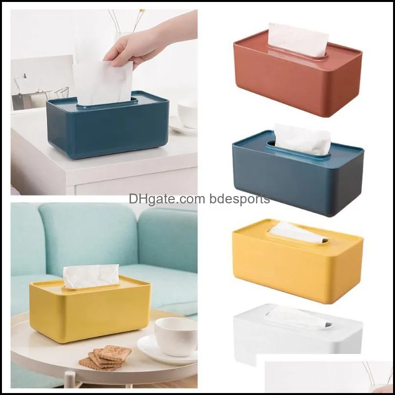 holder home wet storage box desktop toilet paper case napkin dispenser plastic