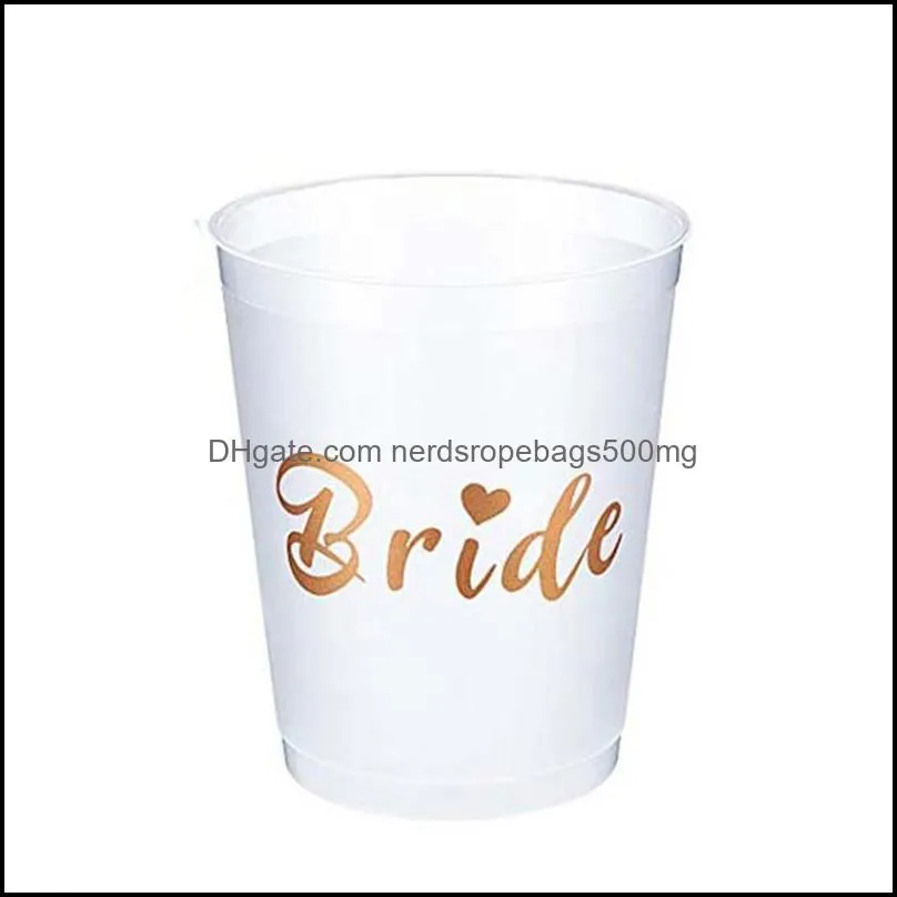 1pcs hen cup bride tribe single bridal shower supplies spirit wedding bridesmaids-7