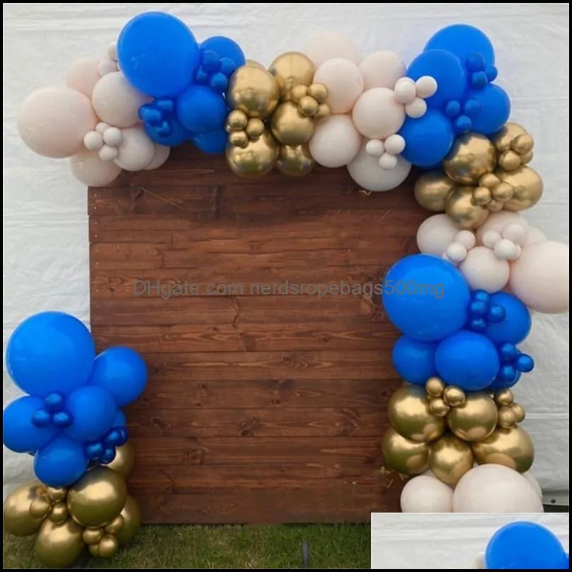 30pcs est dark blue latex balloons matte pure round balls wedding birthday decoation supplies global