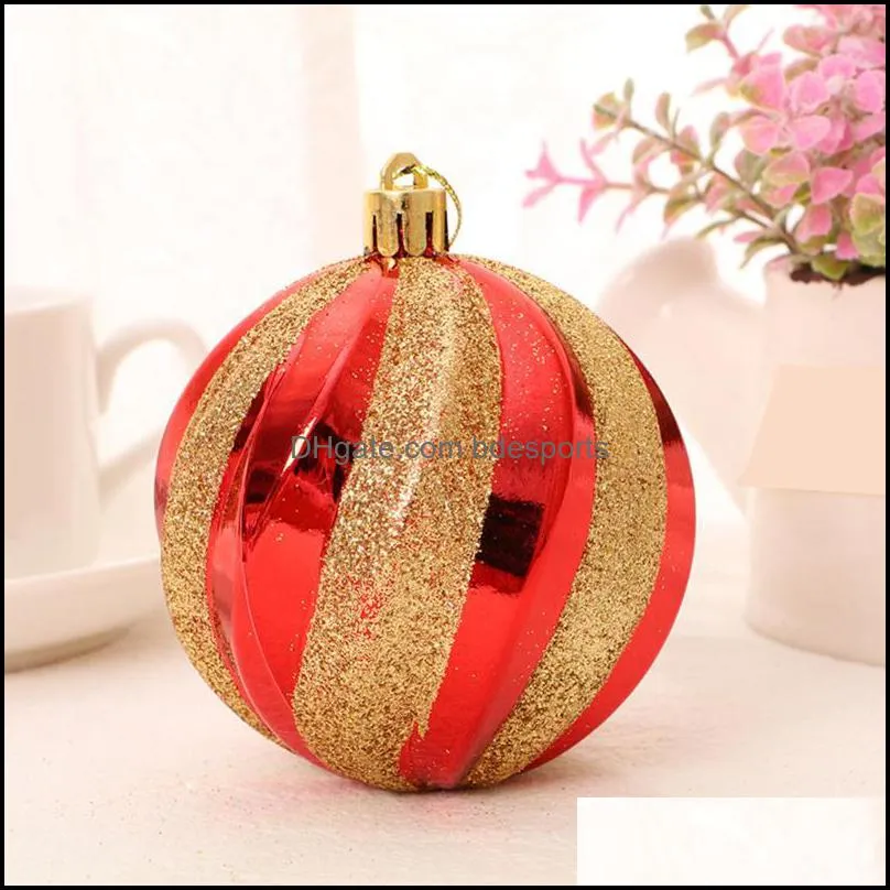 12 pcs christmas xmas tree decor ball glitter bauble hanging home ornament supplies