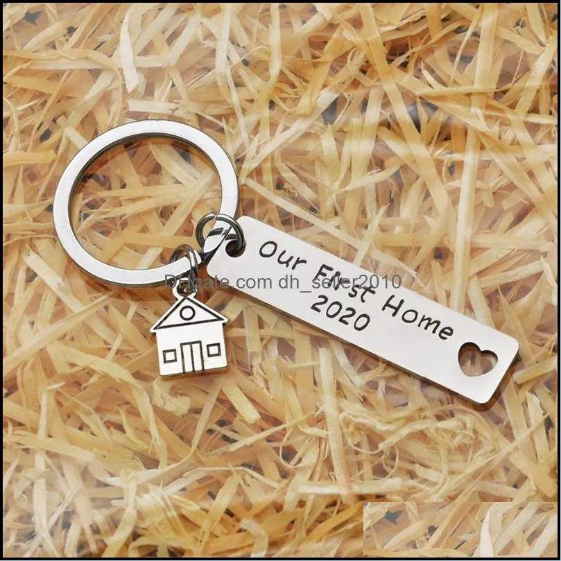 cute key chains housewarming gift for her or him new home new adventures keychain house keys keyring moving together first home c3