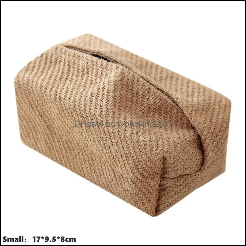 simple cotton linen cloth art box homestay pumping storage bag creative home living room