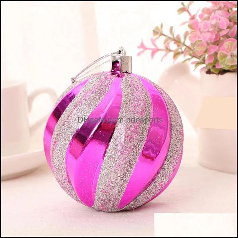 12 pcs christmas xmas tree decor ball glitter bauble hanging home ornament supplies