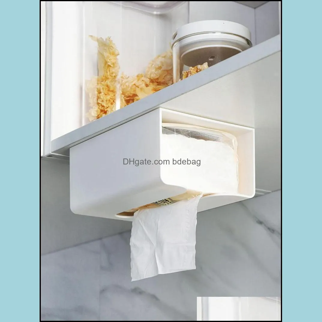 avoid punched hanging box cartons of paper towels to receive plastic toilet holder