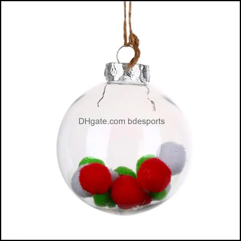 80mm christmas tree decor ball baubles xmas hanging ornament home gift-