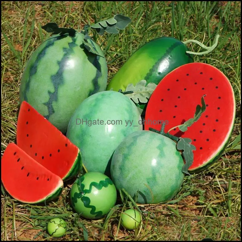 simulation watermelon model fake slices fruit and vegetable pography home props toy plastic studioparty