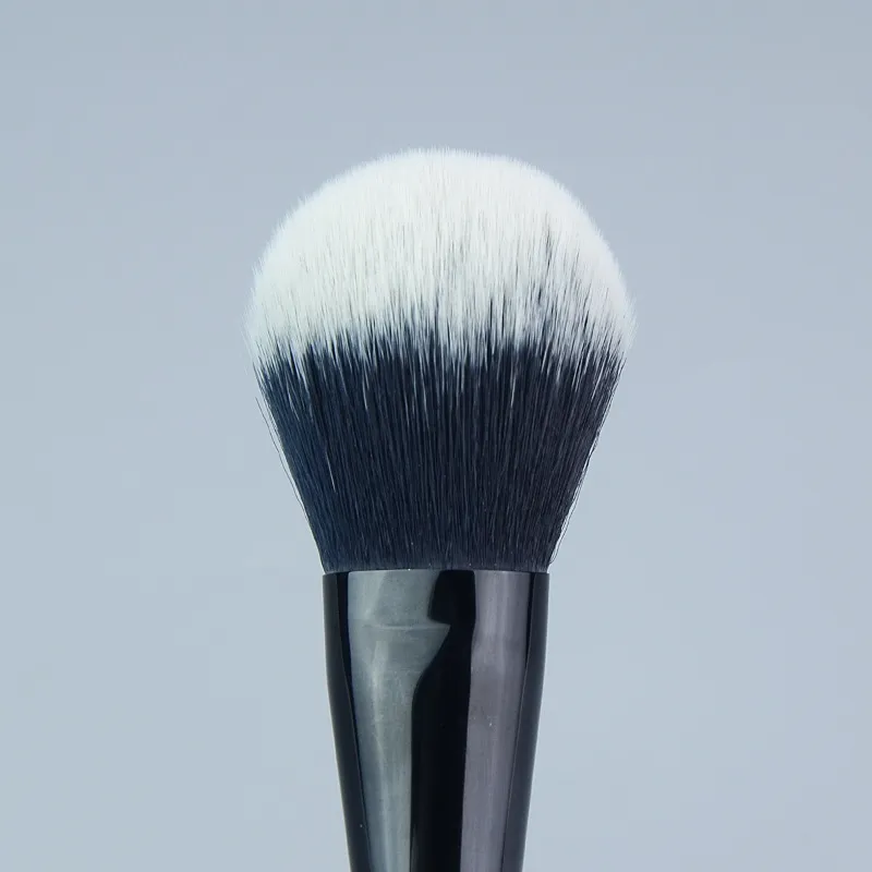 Lock-It Edge Precision Powder Brush #1 - Fluffy Tapered Powder Blush Bronzer Brushes Beauty Makeup Blender Tool