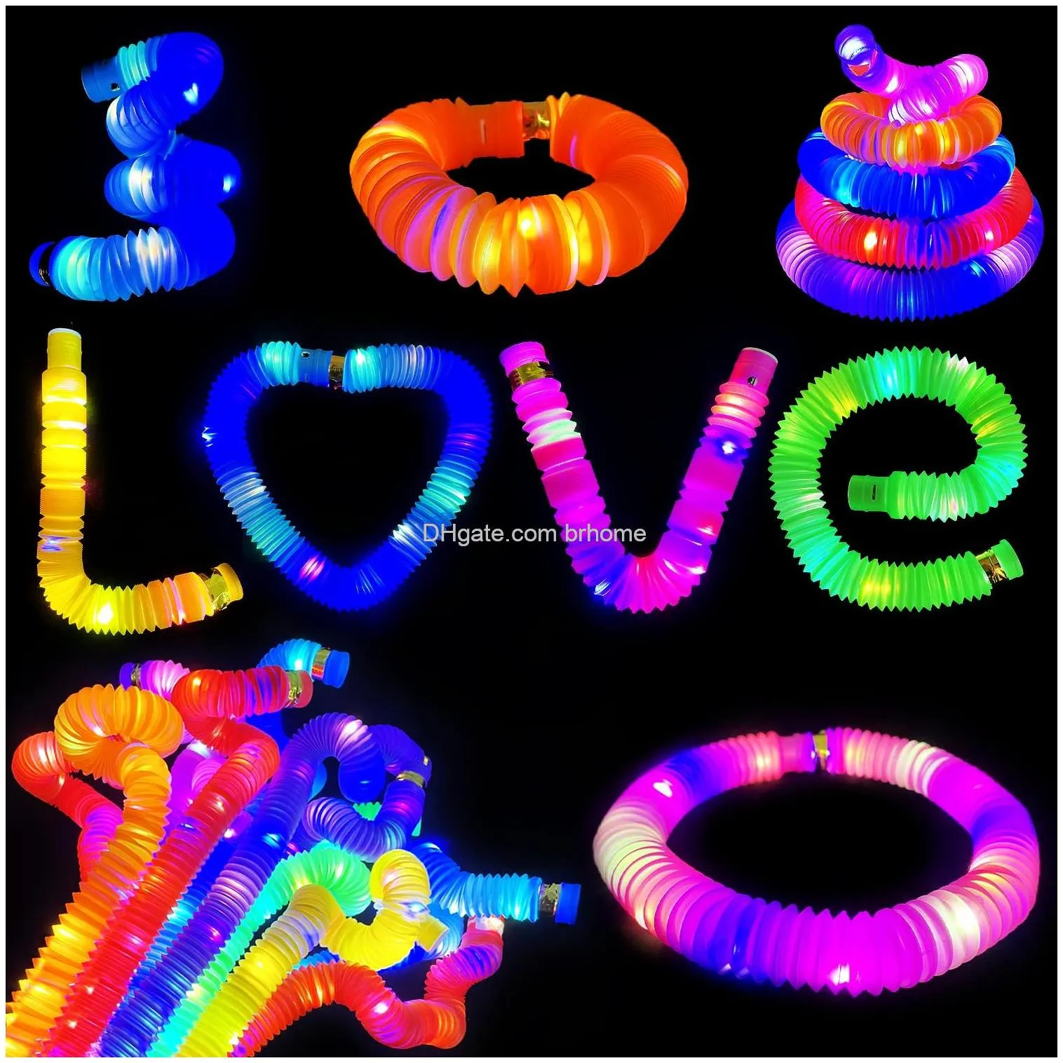 pop tubes glow sticks party favors large sensory fidget toys glow in the dark party supplies birthday party favors goodie bag stuffers