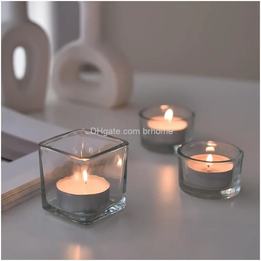 cocodor scented tealight candles / tea rose / / 45 hour extended burn time / made in italy cotton wick scented home deco fragrance mothers day