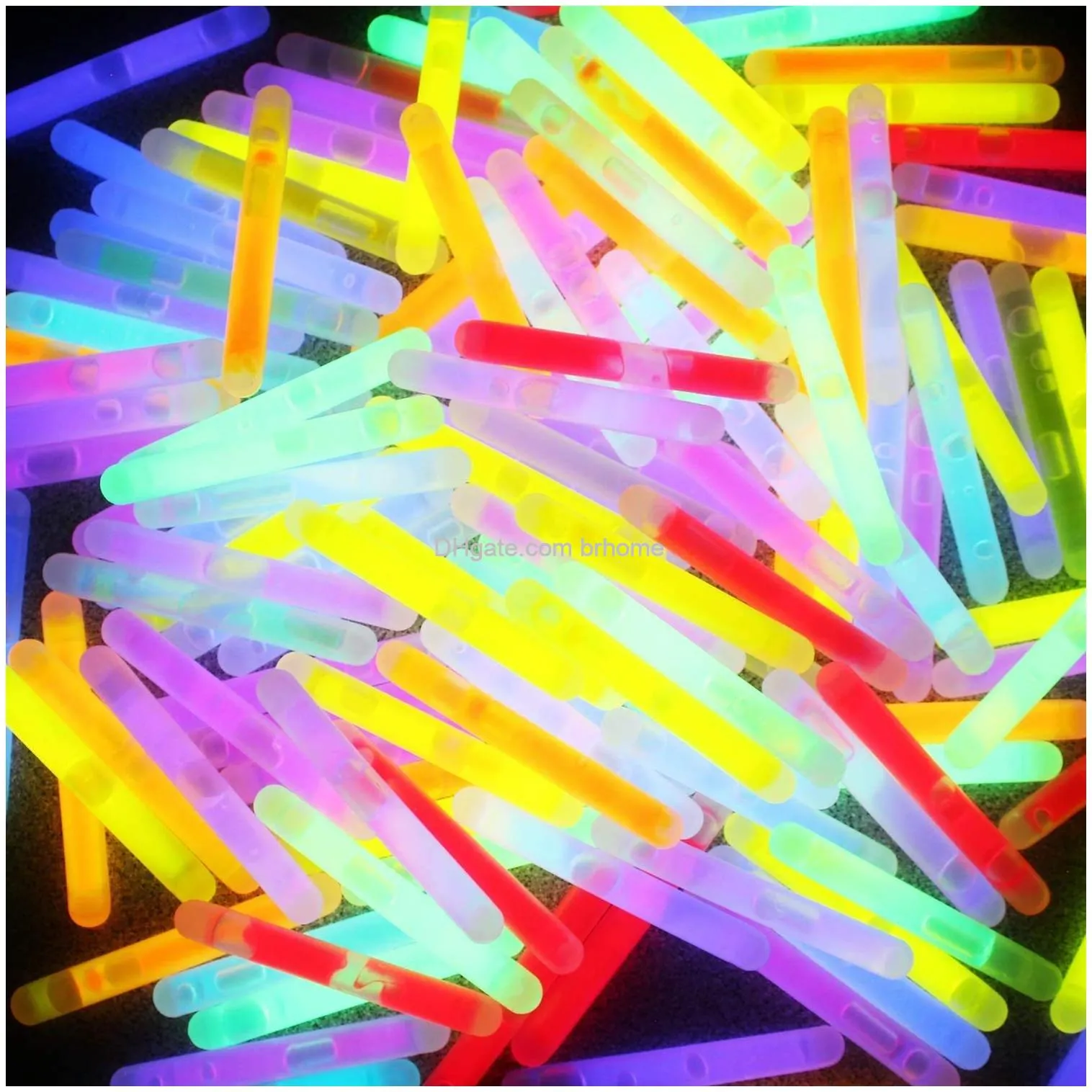 100 mini glow sticks1 7 small glow glow in the dark party favors tiny glow sticks for happy new year decorations christmas halloween 4th of july independent day