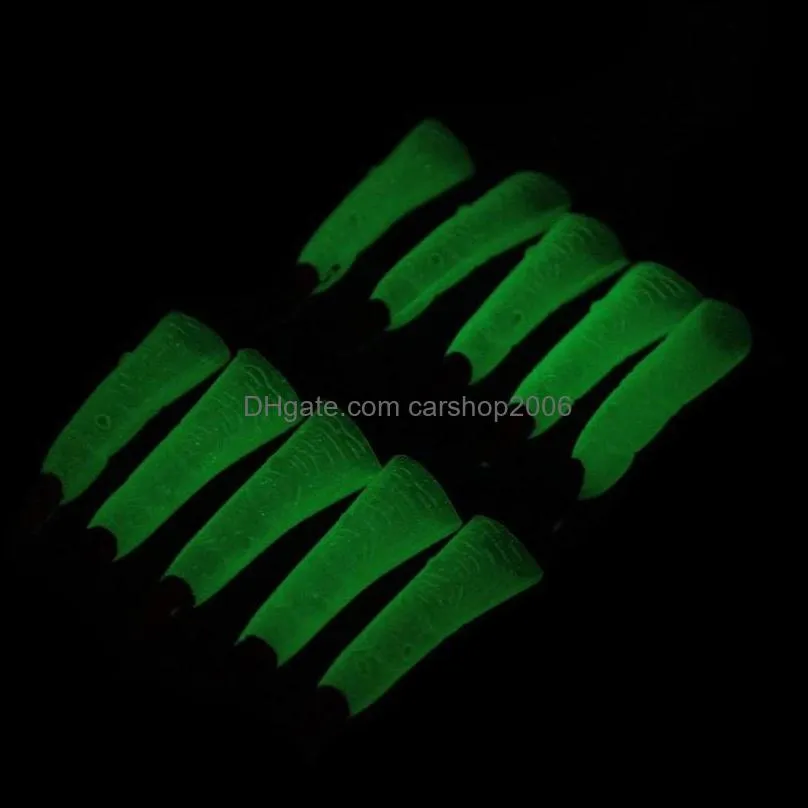 10 PCS Glow In The Dark Witch Nail Luminous Halloween Supplies Props For Women And Men Uacr Event Part
