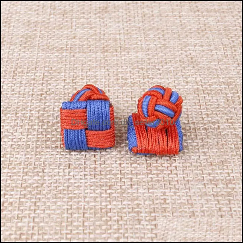 Chinese Knot Clasps Weave Color Matching Thread Buckle DIY Fashion Shirt Characteristic 5fk Q2