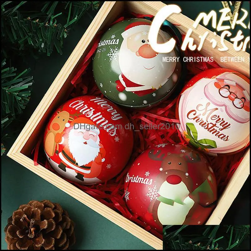 Cm Christmas Tree Decor Ball Candy Jar Storage Xmas Hanging Balls Ornament Kids GiftParty PartyParty