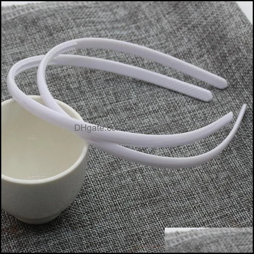 Plastic Headbands Candy Color Toothed Hair Band Girl Sweet Simple Jewelry Red Green 0.8cm 0 32yz Q2