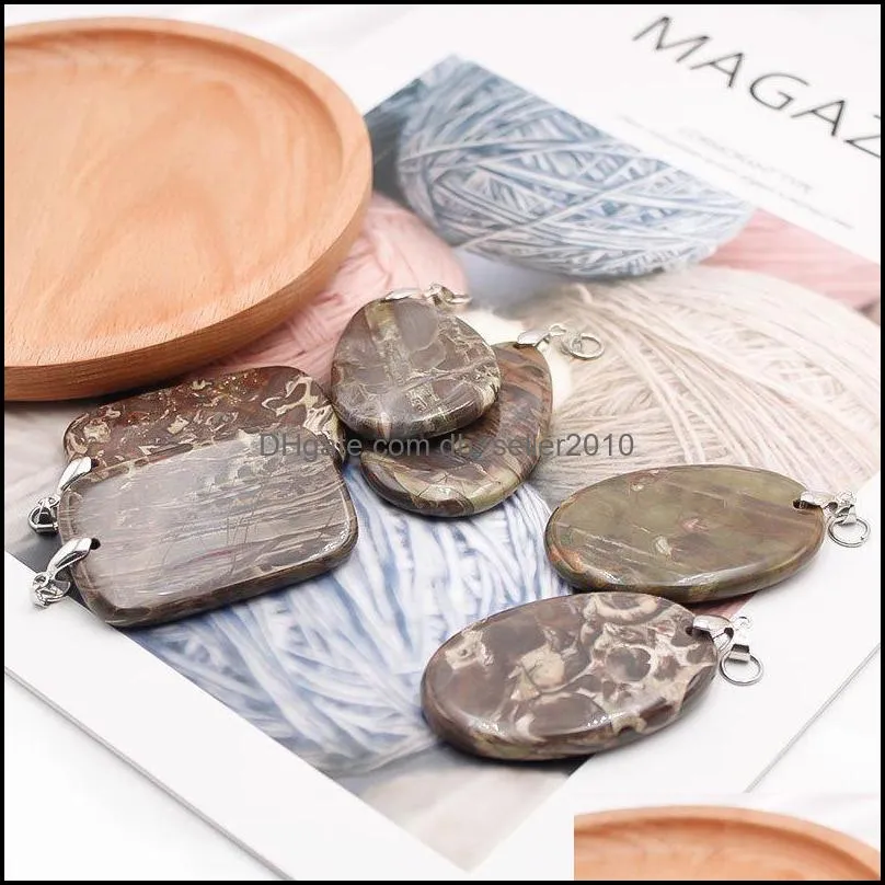 20-35mm Natural Stone agates Pendant irregular shape Exquisite Pendants charms for Jewelry making DIY Necklaces Accessories