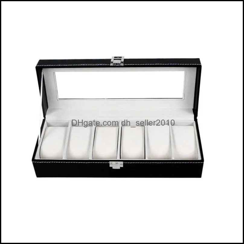 Window Organizer Box for Save 6 Wrist Watches 656 Q2